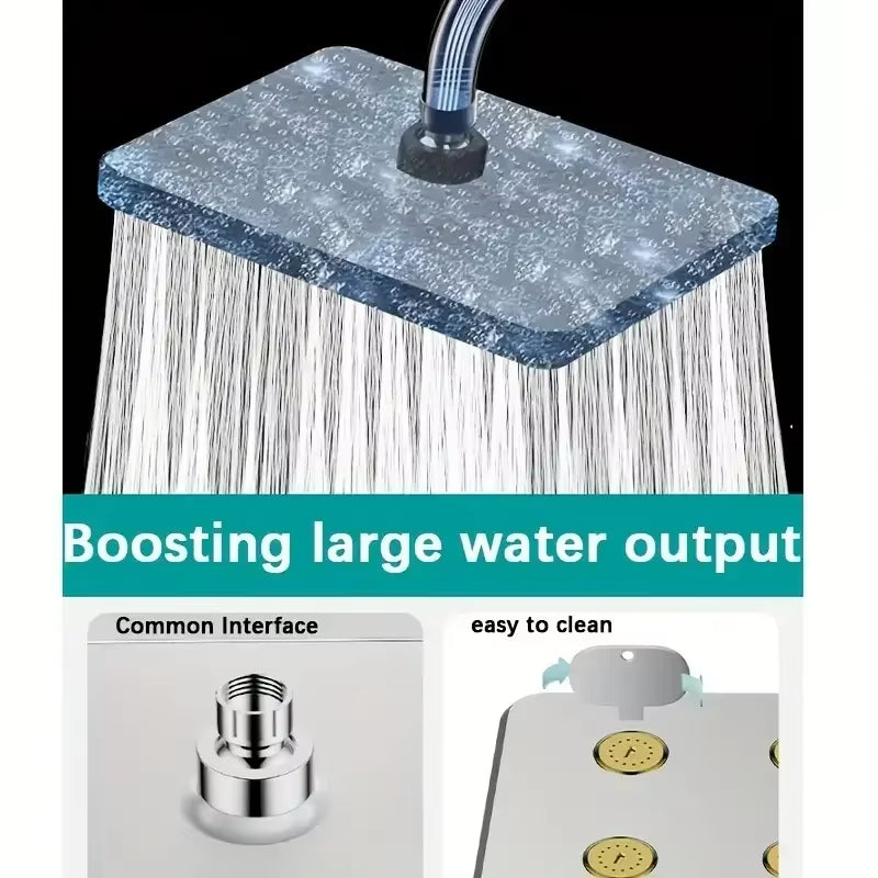 10-Inch Large Shower Head Universal Large Shower Head Pressurized Anti-Blocking Shower Head
