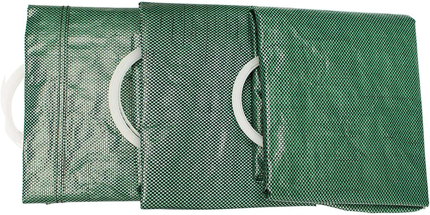 Set of 3 Durable 40-Gallon Reusable Yard Waste Bags for Gardening and Lawn Maintenance